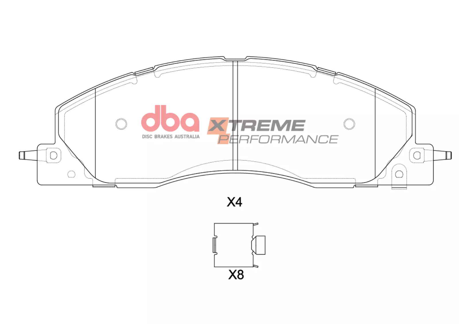 DBA Brake Pads Xtreme Performance DB2705XP - Image 2