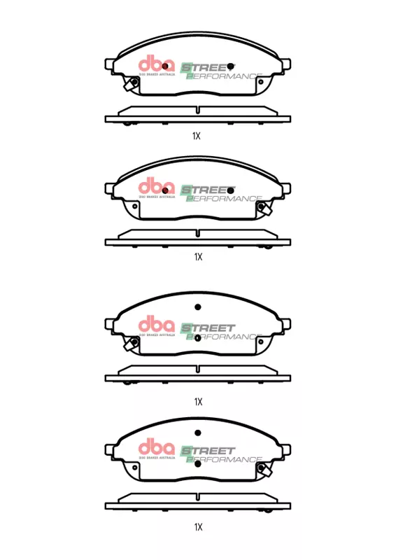 DBA Brake Pads Street Performance DB2711SP - Image 2