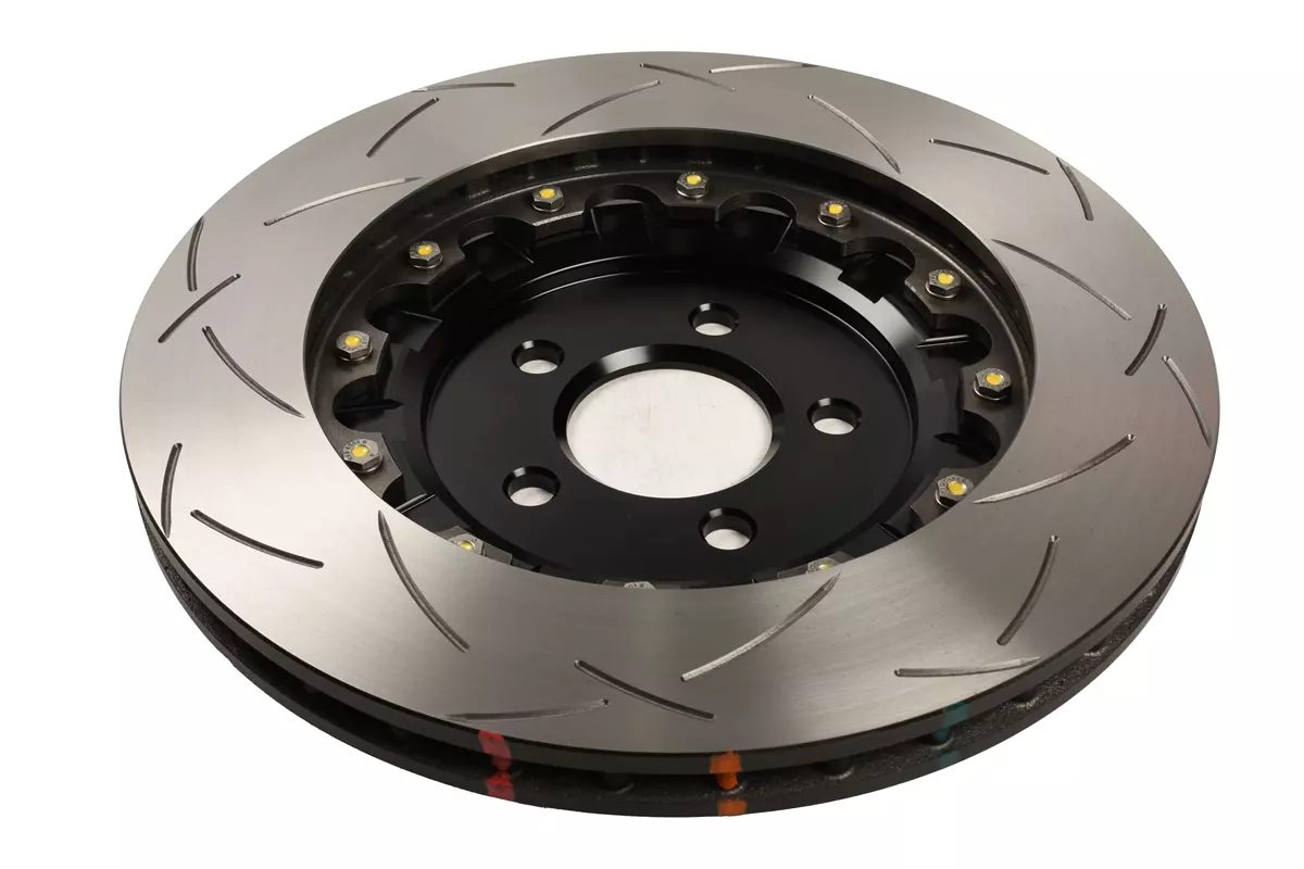 DBA Brake Disc 5000 series - T3 Slotted Black Hat DBA53849BLKS - Imagen 2
